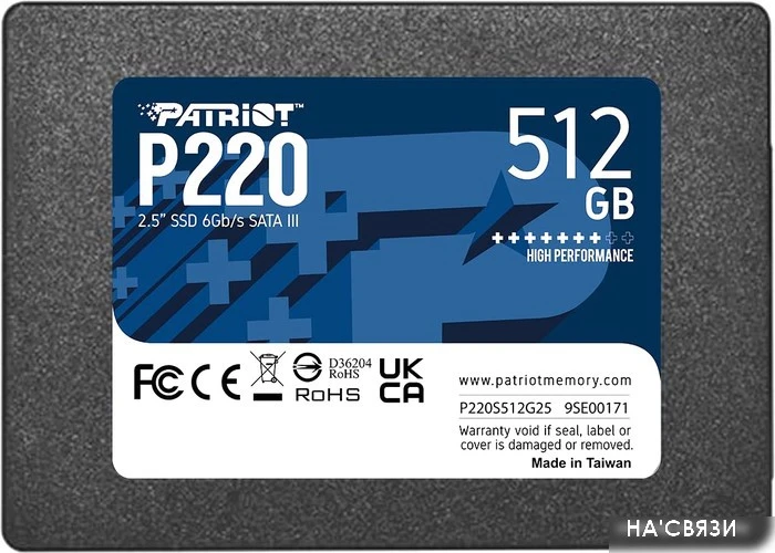 SSD Patriot P220 512GB P220S512G25