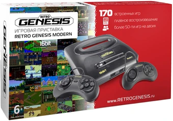 Игровая приставка Retro Genesis Modern PAL Edition (170 игр)