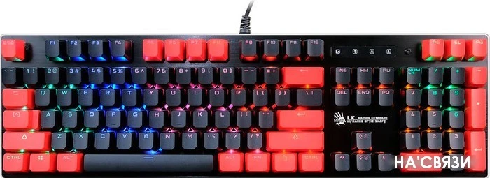 Клавиатура A4Tech Bloody B820N (черный/красный) в интернет-магазине НА'СВЯЗИ