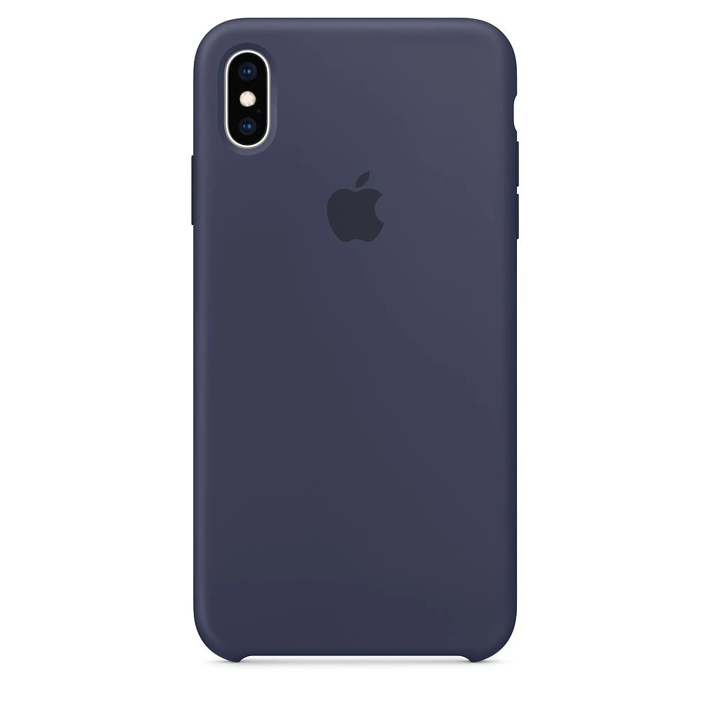 Накладка Apple iPhone Xs Max Silicone Case, синий
