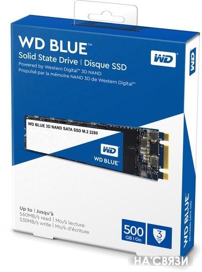 

SSD WD Blue 3D NAND 500GB WDS500G2B0B