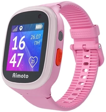 Умные часы Кнопка жизни Aimoto Start 2 (розовый) в интернет-магазине НА'СВЯЗИ