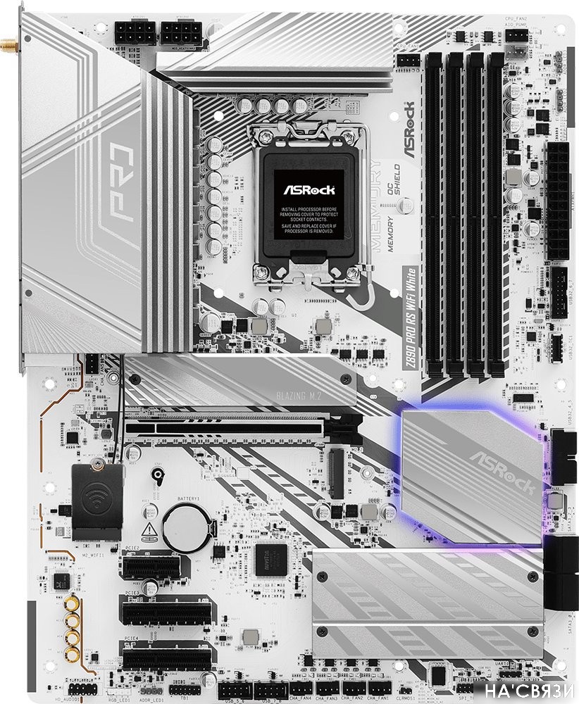 

Материнская плата ASRock Z890 Pro RS WiFi White