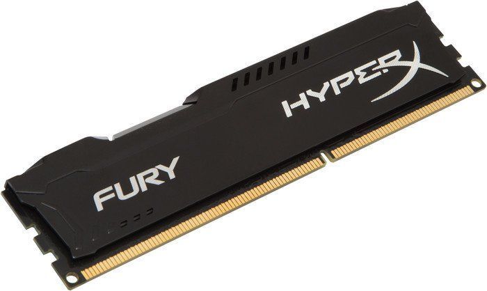 

Оперативная память Kingston HyperX Fury Black 4GB DDR3 PC3-12800 (HX316C10FB/4)