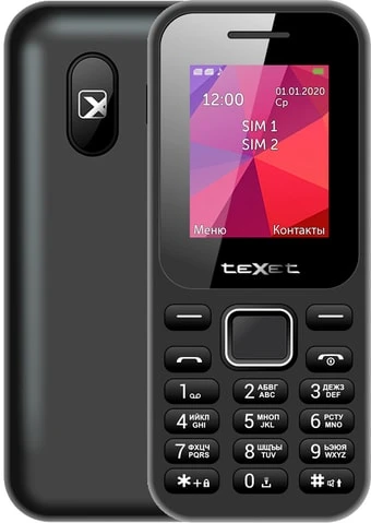 Мобильный телефон TeXet TM-122 (черный) в интернет-магазине НА'СВЯЗИ