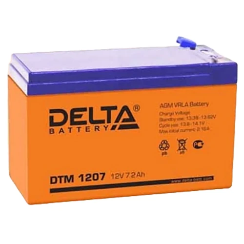 Аккумулятор для ИБП Delta DTM 1207 (12В/7.2 А·ч)