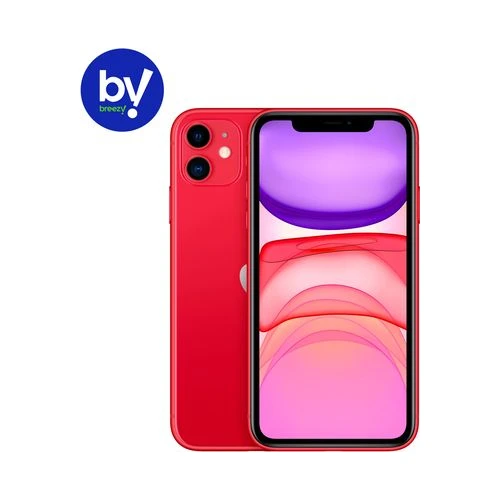 Смартфон Apple iPhone 11 64GB Воcстановленный by Breezy, грейд B ((PRODUCT)RED)