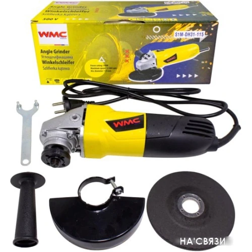 Угловая шлифмашина WMC Tools WMC-S1M-DH31-115