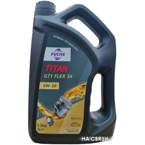 Моторное масло Fuchs Titan GT1 Flex 34 5W-30 5л