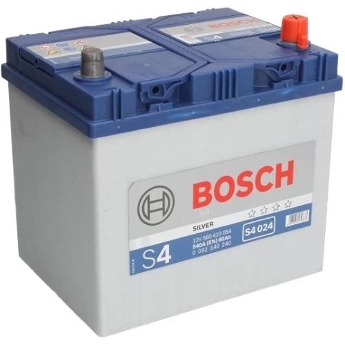 Автомобильный аккумулятор Bosch S4 024 (560410054) 60 А/ч JIS