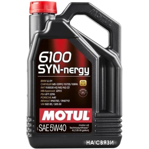 Моторное масло Motul 6100 Syn-nergy 5W-40 4л