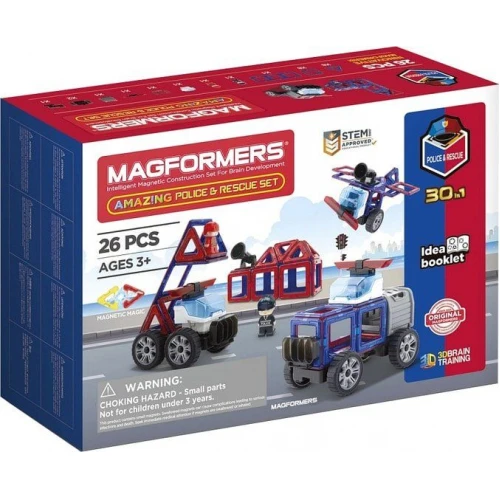 Конструктор Magformers 717001 Amazing Police & Rescue Set