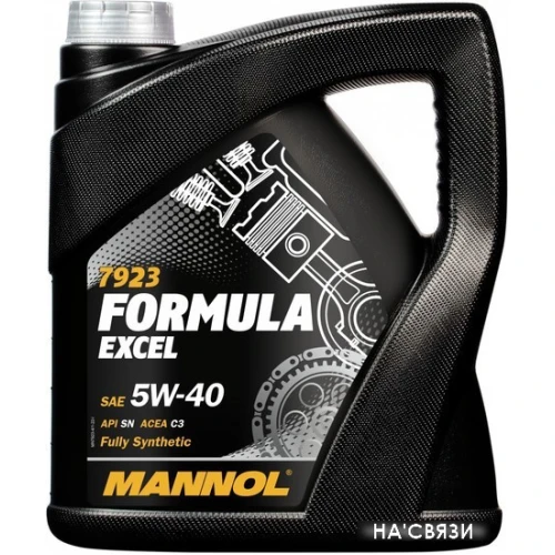 Моторное масло Mannol Formula Excel 5W-40 SN 4л