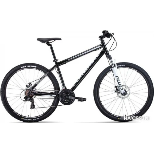 Велосипед Forward Sporting 27.5 2.2 disc р.19 2021 (черный/серый) в интернет-магазине НА'СВЯЗИ