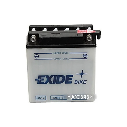 Мотоциклетный аккумулятор Exide Conventional 12N5-3B (5 А/ч)