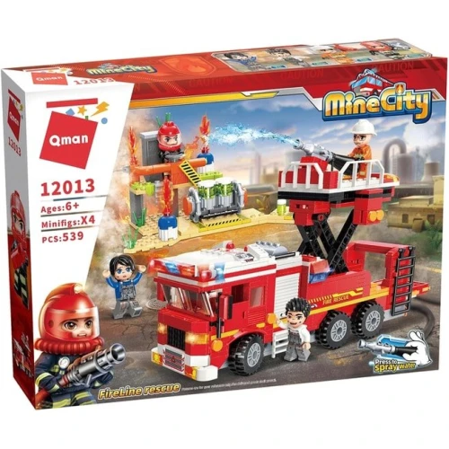 Конструктор Qman Mine City 12013 FireLine rescue