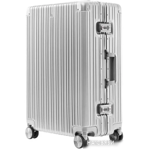 Чемодан-спиннер Ninetygo All-round Guard Luggage 28" (серебристый)