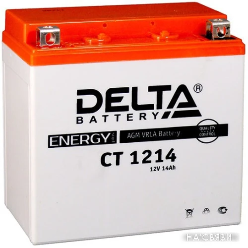 Мотоциклетный аккумулятор Delta CT 1214 (15 А·ч)