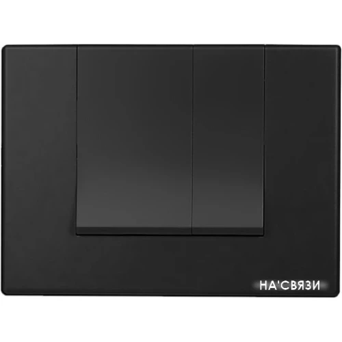 Панель смыва Berges Wasserhaus Novum S5 Soft Touch 040045 (черный)