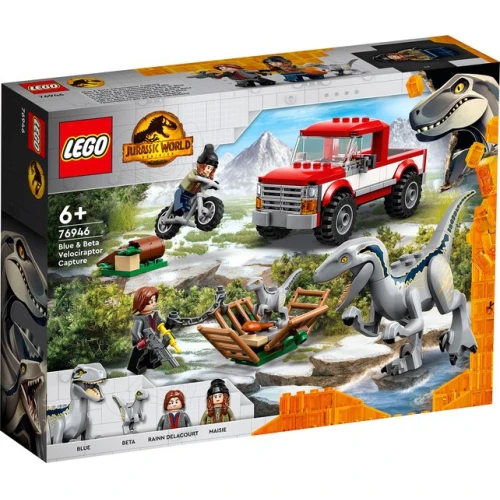 Конструктор LEGO Jurassic World 76946 Блу и поимка бета-велоцираптора