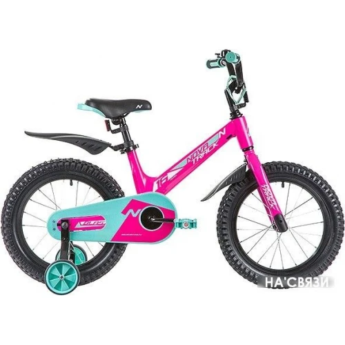 Детский велосипед Novatrack Blast 16 (розовый/голубой, 2019) в интернет-магазине НА'СВЯЗИ