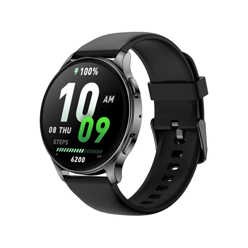 Умные часы Amazfit POP 3R (черный, с силиконовым ремешком)