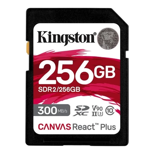 Карта памяти Kingston Canvas React Plus SDXC 256GB