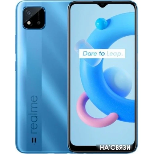 Смартфон Realme C11 2021 RMX3231 2GB/32GB (голубой). Б/У, отличное