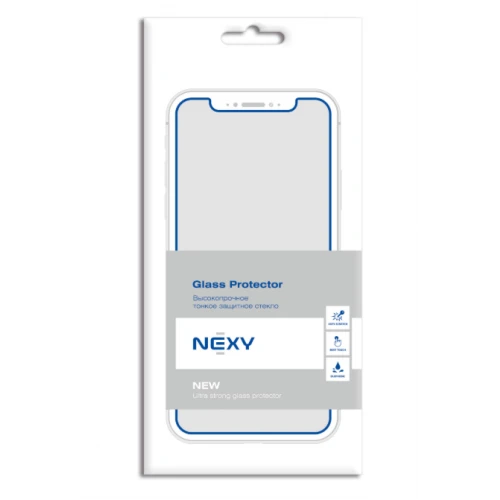 Стекло Nexy Samsung Galaxy A51 Full Glue, черный