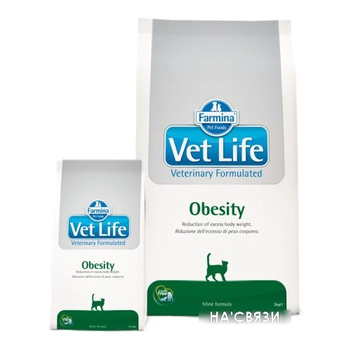 Корм для кошек Farmina Vet Life Obesity 2 кг