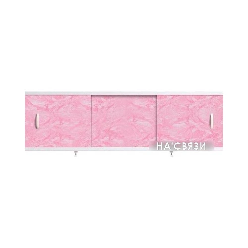 Фронтальный экран под ванну Alavann Оптима 150 (розовый мороз)