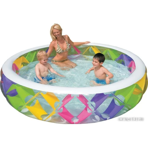 Надувной бассейн Intex Swim Center Pinwheel 229х56 (56494)