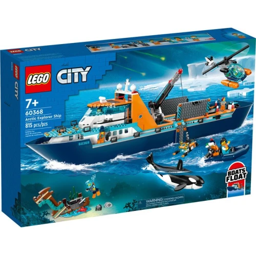 Конструктор LEGO City 60368 Корабль Исследователь Арктики