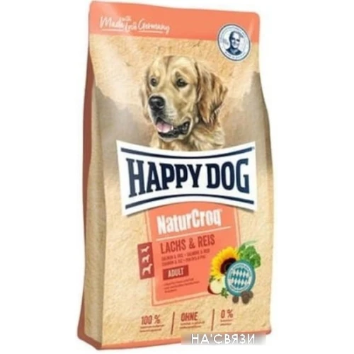 Сухой корм для собак Happy Dog NaturCroq Lachs & Reis 4 кг