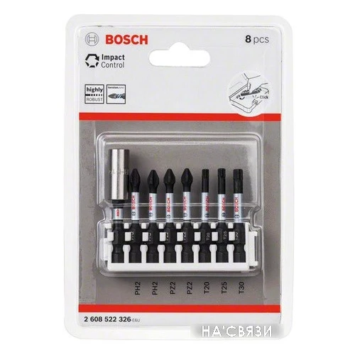 Набор бит Bosch 2608522326 (8 предметов)