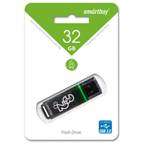 USB 32GB SmartBuy Glossy series, черный