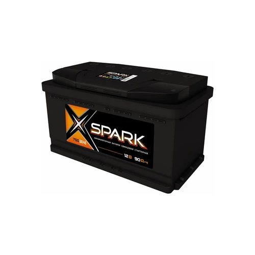 Автомобильный аккумулятор Spark 750A (EN) L+ SPA90-3-L (90 А·ч)