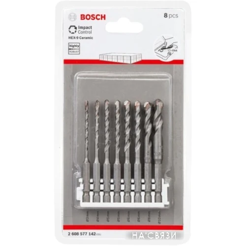 Набор оснастки Bosch 2608577142 (8 предметов)