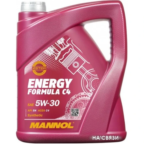 Моторное масло Mannol Energy Formula C4 5W-30 5л