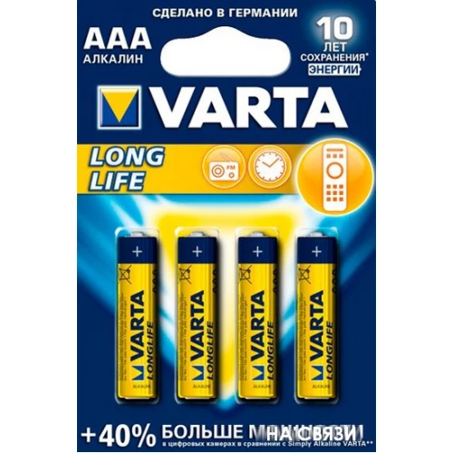 Батарейки Varta AAA 4 шт. [04103]
