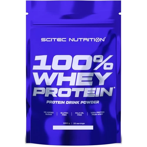 Протеин Scitec Nutrition 100% Whey Protein (шоколад, 1000 г)