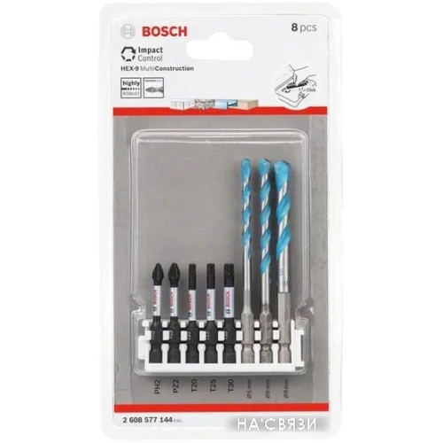 Набор бит Bosch 2608577144 (8 предметов)