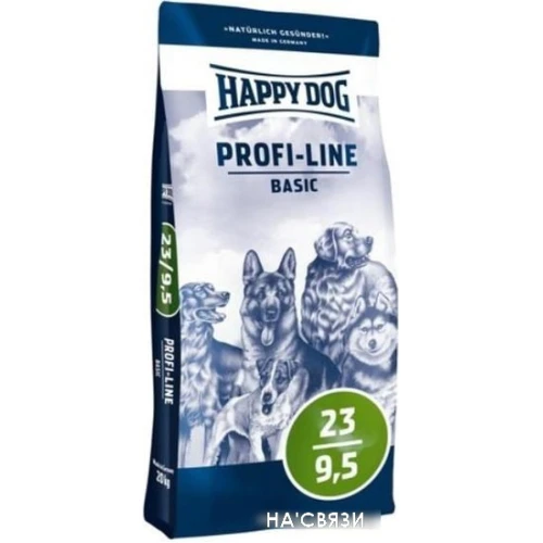 Сухой корм для собак Happy Dog Profi-Line Basic 23/9.5 20 кг