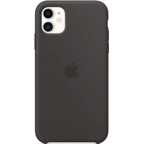 Накладка Apple iPhone 11 Silicone Case, черный