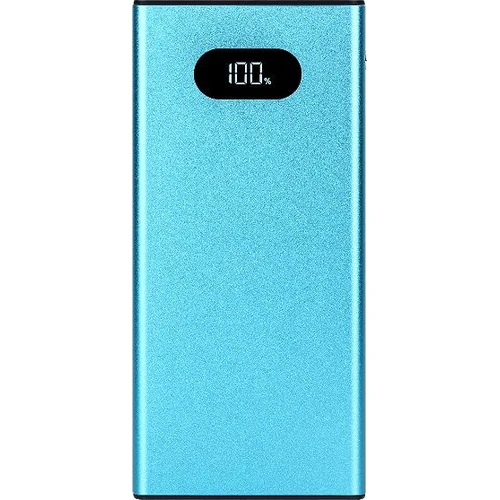 Внешний аккумулятор TFN Blaze LCD PD 22.5W 10000mAh (голубой)