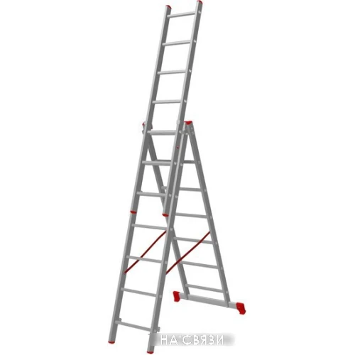 Лестница-стремянка Новая высота алюминиевая трёхсекционная 3x7 (1230307)