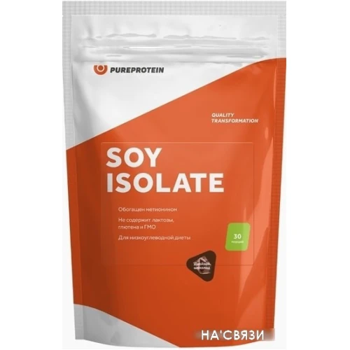 Pureprotein Soy Isolate (900 г, натуральный вкус)