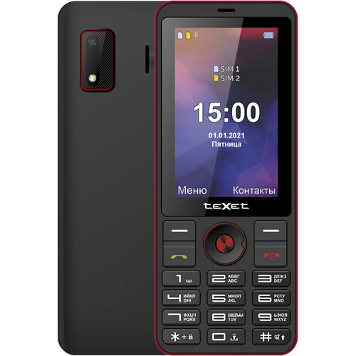 Кнопочный телефон TeXet TM-321 (черный) в интернет-магазине НА'СВЯЗИ