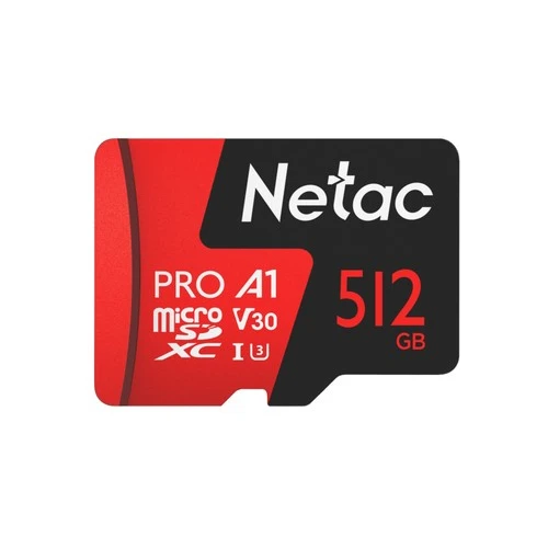 Карта памяти Netac MicroSDXC 512GB V30/A1/C10 Netac P500 Extreme Pro