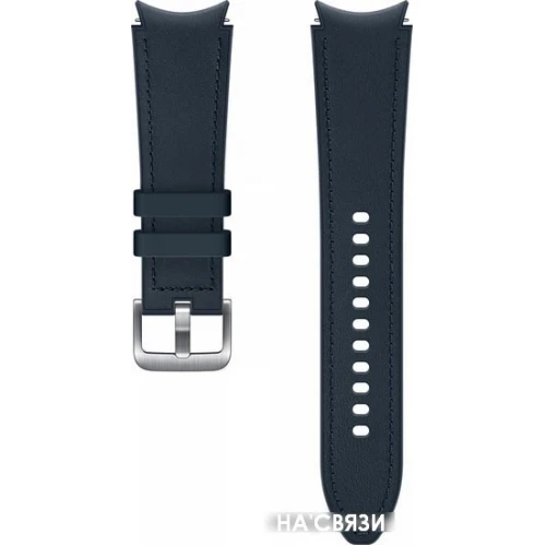 Ремешок Samsung Hybrid Leather для Samsung Galaxy Watch4 (20 мм, M/L, синий)